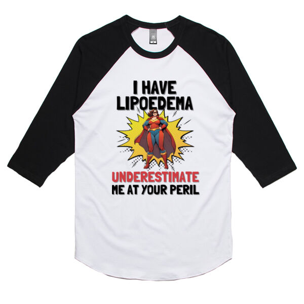 Underestimate Me At Your Peril - Baseball Tee Thumbnail